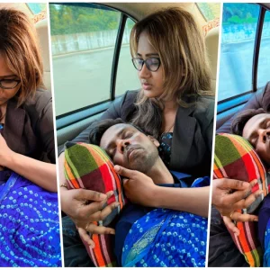 বগুড়ায় ছুটে গেলেন রিয়া মনি, হিরো আলমকে জড়িয়ে ধরলেন বুকে
