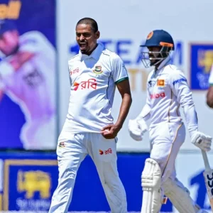 শ্রীলঙ্কা দুই শতাধিক লিড থামিয়ে দিয়েছিল, তাইজুলের তীব্র