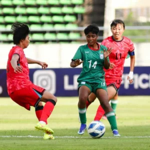 সীসা সঙ্গে। বাংলাদেশ কোরিয়ার হয়ে একটি বড় মার্জিন হারিয়েছে