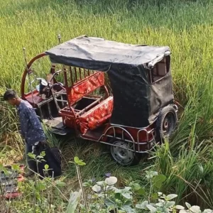 নিয়ন্ত্রণ হারিয়ে অটোরিকশা পড়লো খাদে, নিহত ২