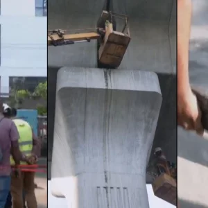 মেট্রোরেল চলাচল এখনও স্বাভাবিক হয়নি, চলছে খসে পড়া প্যাড মেরামতের কাজ