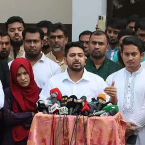 শাপলা না দেওয়ার বিষয়টি নির্বাচন কমিশনের স্বেচ্ছাচারিতা: নাহিদ ইসলাম