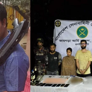 গুলির শব্দ শুনে অভিনেতা মন্টুর বাড়িতে অভিযান, মিললো অস্ত্র-মাদক