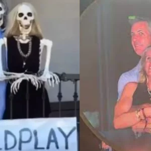 কোল্ডপ্লে কনসার্টের ভাইরাল দৃশ্য যখন হ্যালোইনের থিম