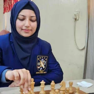 জাতীয় মহিলা দাবায় হ্যাটট্রিক চ্যাম্পিয়ন নোশিন