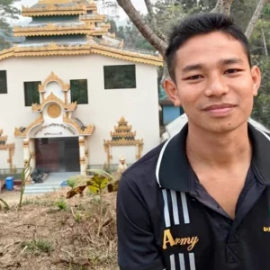 কঠিন চীবর দান উৎসব শেষে বাড়ি ফেরা হলো না থোয়াই মার্মার