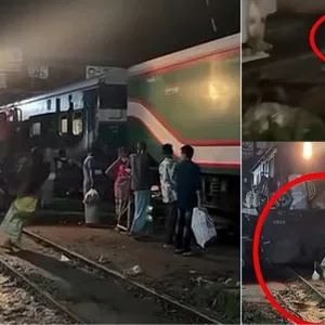 দৌড়ে ট্রেনে উঠতে গিয়ে পা পিছলে বেঁচে গেলেও শেষ রক্ষা হয়নি জালালের