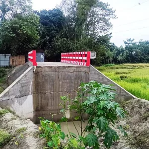 চিলমারীতে ব্রিজ থাকলেও নেই সংযোগ সড়ক