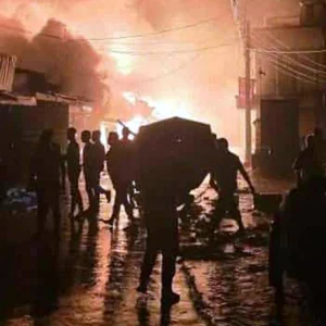 খাগড়াছড়িতে ভয়াবহ অগ্নিকাণ্ডে পুড়ল ১৪ দোকান