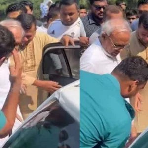 রুহুল কবির রিজভীর পা ছুঁয়ে সালাম, পুলিশ সার্জেন্ট ক্লোজড