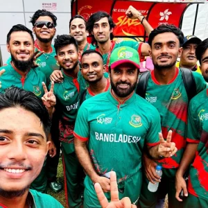 শেষ ওভারে ৫ ছক্কা খেলেন আকবর, হংকংয়ের কাছে ফাইনাল হারলো বাংলাদেশ