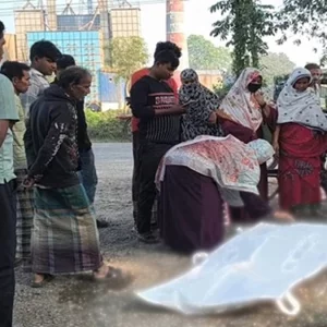 মেহেরপুরে বিআরটিসি বাসের চাপায় প্রাণ গেলো পথচারীর