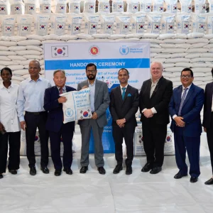 রোহিঙ্গা সহায়তায় কোরিয়ার নতুন চাল অনুদান গ্রহণ করল বাংলাদেশ