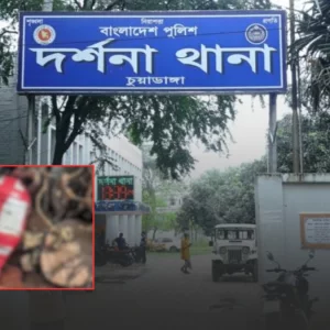 চুয়াডাঙ্গায় বিএনপি কার্যালয়ের পাশে মিললো বোমা সদৃশ বস্তু