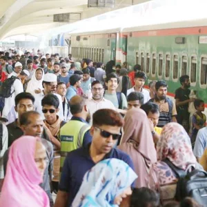 ঈদে ফিরতি ট্রেনযাত্রার টিকিট বিক্রি শুরু ১৩ মার্চ