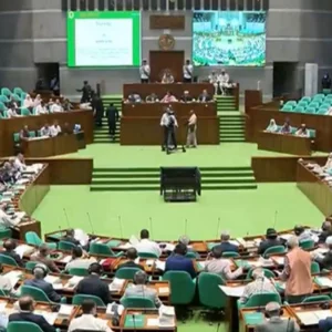 ত্রয়োদশ জাতীয় সংসদের দ্বিতীয় দিনের অধিবেশন চলছে