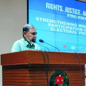 নারীদের গৃহস্থালি কাজের মূল্য যোগ করলে জিডিপি তিনগুণ হতো: সিইসি