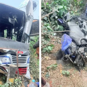 রাজশাহীতে বাস-মোটরসাইকেল সংঘর্ষ, নিহত ১