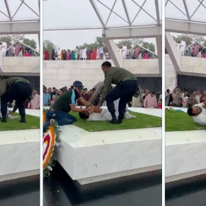 জিয়াউর রহমান-খালেদা জিয়ার সমাধি উঠে তরুণের আত্মহত্যার চেষ্টা