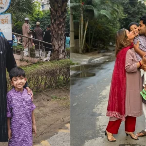 মাকে ছাড়া রিজিকের অন্যরকম ঈদ