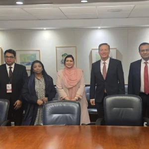 যুক্তরাষ্ট্রের বিশেষ দূত চার্লস হার্ডারের সঙ্গে ডা. জুবাইদা রহমানের বৈঠক