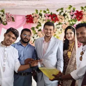 গণঅধিকার পরিষদের কেন্দ্রীয় নেতার বিয়েতে ডিজেল উপহার