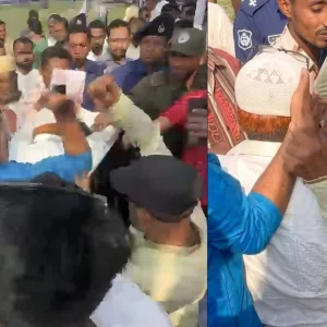 কুচকাওয়াজ অনুষ্ঠানে চেয়ারে বসা নিয়ে জামায়াত-বিএনপির মারামারি