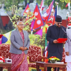 নেপালের ৪৭তম প্রধানমন্ত্রী হিসেবে শপথ নিলেন বালেন্দ্র শাহ