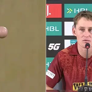 অদ্ভুত কাণ্ড পিএসএলে, সাদা বল হয়ে গেলো মেরুন