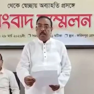 আর কোনো রাজনৈতিক দলে যুক্ত হবো না বলে পদ ছাড়লেন আওয়ামী লীগ নেতা