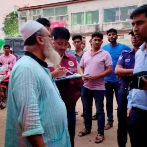 ফরিদপুরে বন্ধ ফিলিং স্টেশনে মিললো তেল, জরিমানা