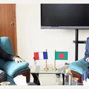 ডাক ও টেলিযোগাযোগ মন্ত্রীর সঙ্গে ফরাসি রাষ্ট্রদূতের বৈঠক