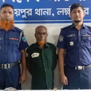 পুকুর পাড়ে সবজির আড়ালে জয়নালের গাঁজা চাষ