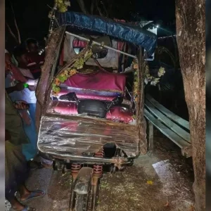 গলাচিপায় ট্রাক-অটোরিকশা মুখোমুখি সংঘর্ষে, নিহত ১