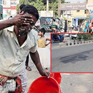 মৌসুমের সর্বোচ্চ তাপমাত্রা চুয়াডাঙ্গায় ৩৮.৫ ডিগ্রি, গলে যাচ্ছে সড়কের পিচ