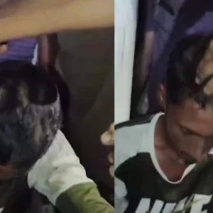 মাদক বিক্রির অভিযোগে কিশোরের চুল কেটে দিলেন এলাকাবাসী