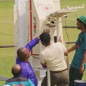 প্রথমবার বাংলাদেশে স্পিন বোলিং মেশিন ‘মার্লিন বাইবোলা’