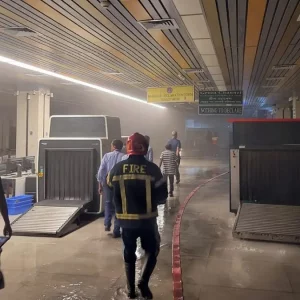 সিলেট আন্তর্জাতিক বিমানবন্দরের সার্ভার রুমে আগুন