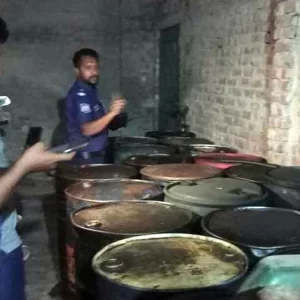 নেত্রকোনায় অবৈধভাবে মজুদ করা ৪ হাজার লিটার ডিজেল জব্দ