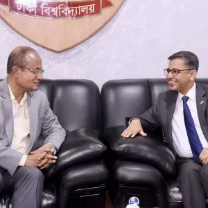 ঢাবি উপাচার্যের সঙ্গে ভারতীয় হাইকমিশনারের সৌজন্য সাক্ষাৎ