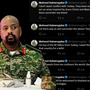 বিয়ের জন্যে সুন্দরী নারী না দিলে তুর্কি দূতাবাস বন্ধের হুমকি উগান্ডার সেনাপ্রধানের