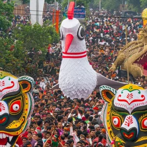 ঢাবিতে বৈশাখী শোভাযাত্রা শুরু হবে সকাল ৯টায়