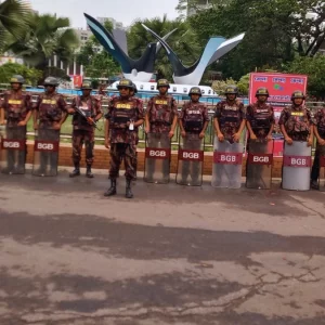 নববর্ষের নিরাপত্তা নিশ্চিতে রাজধানীতে ২০ প্লাটুন বিজিবি মোতায়েন