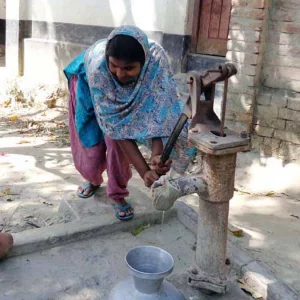 বাঘায় পানির জন্য হাহাকার