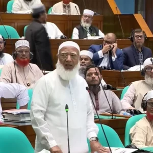 রুমিন ফারহানার বক্তব্যের সময় ‘অশোভন আচরণ’, জামায়াত আমিরের নিন্দা