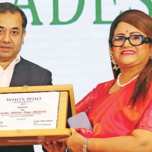 ‘হুজ হু’ সম্মাননায় ভূষিত ববিতা