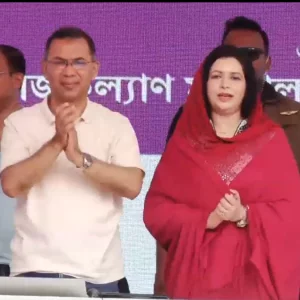 বগুড়ায় ফ্যামিলি কার্ড বিতরণ কর্মসূচিতে প্রধানমন্ত্রী