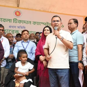 বিগত স্বৈরাচার ও অন্তর্বর্তীকালীন সরকার বাচ্চাদের জন্য টিকা আনেনি: প্রধানমন্ত্রী