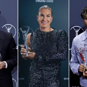 খেলাধুলার ‘অস্কার’ পেলেন আলকারাজ, সাবালেঙ্কা ও ইয়ামাল 