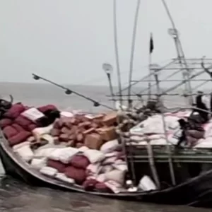 বিপুল মালামাল নিয়ে মেঘনায় ট্রলারডুবি